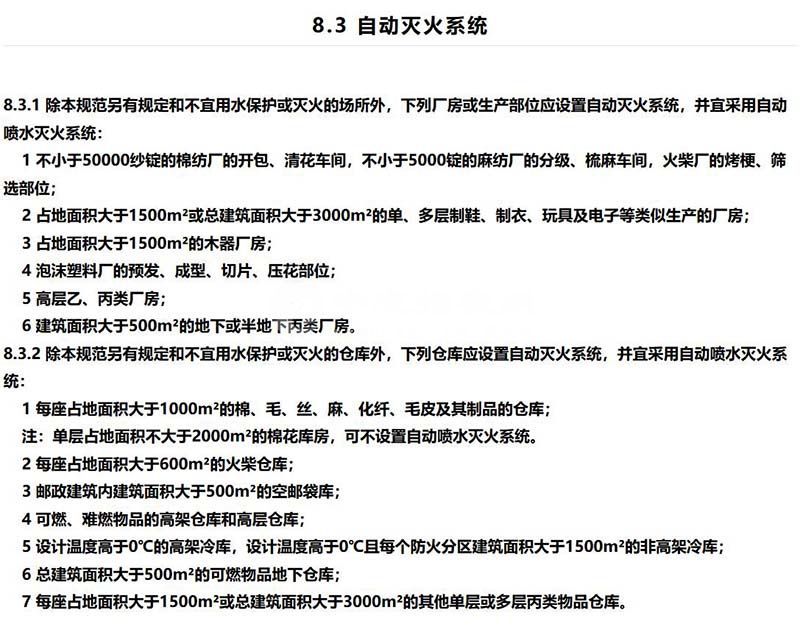 丙類廠房要做噴淋嗎