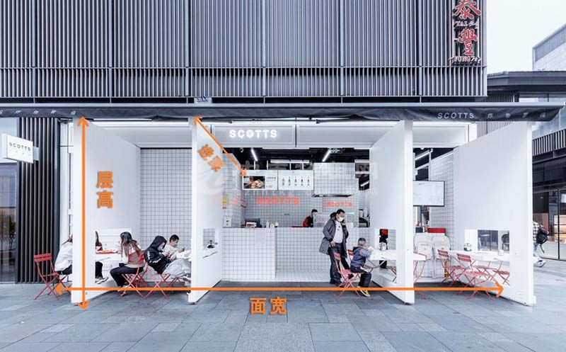 商鋪面寬層高進深怎么計算